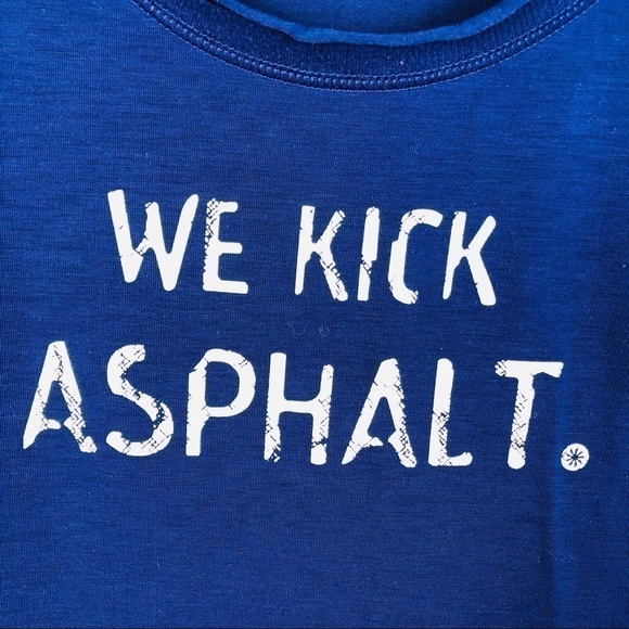 ATHLETA we kick asphalt tee size XXS - Picture 2 of 5